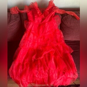 Lydia deetz red dress costume
